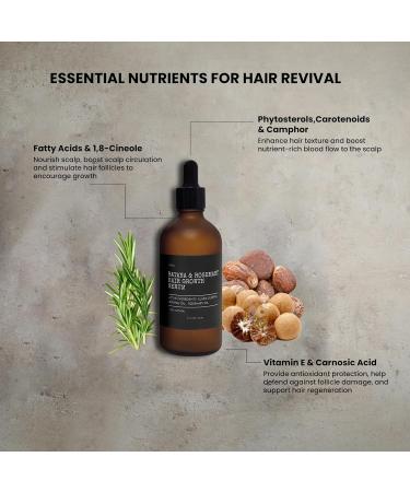 Batana Oil Enriched with Rosemary Oil For Hair Growth Advanced Hair Growth Serum - Hair Thickening & Repair Solution for Men & Women Effective Hair Loss Dry Scalp & Damaged Hair Oil Treatment - Buy Online on GoSupps.com