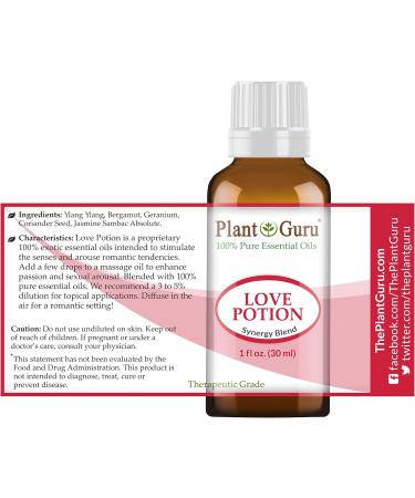 Buy Love Potion Essential Oil Blend 1 oz - 100% Pure & Therapeutic Grade International Shipping Available - Buy Online on GoSupps.com