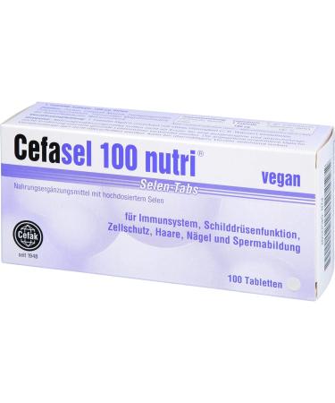 Cefasel 100 Nutri Selenium Tablets - 100 Count | Premium Antioxidant Support | Buy Internationally - Buy Online on GoSupps.com