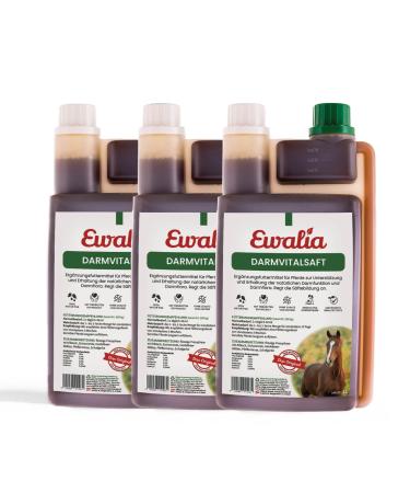 Ewalia Vital Intestinal Juice - Premium Dietary Supplement for Horses to Support Gut Health - Natural Stabilization of Gut Flora with the Strength of Herbs -