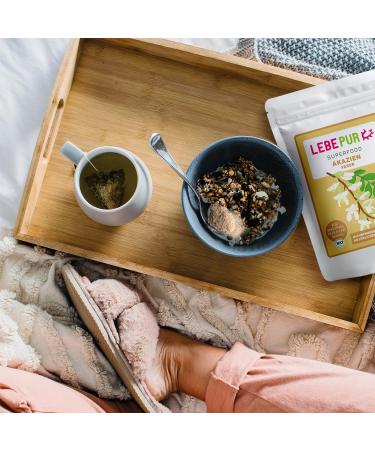 Lebpur Organic Acacia Fiber Powder 500g | 90% Fiber Vegan Gluten-Free Tasteless for Natural Digestion | High Fiber Content Without Additives - Buy Online on GoSupps.com