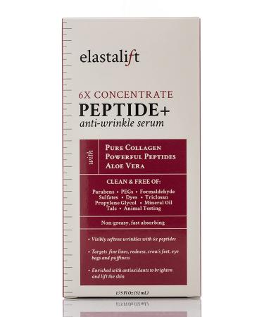 Elastalift Peptide Facial Serum - Anti-Aging Moisturizer for Wrinkles, Fine Lines & Puffiness - 1.75 Fl Oz - Buy Online on GoSupps.com