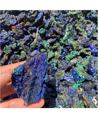 Natural Crystal Rough raw Gemstone Crystals Minerals Natural Blue Azurite Rough specimens for Home Decoration (Color : Blue Azurite Size : 100-200g) Household (Color : Blue Azurite Size : 300-400 300 -400g Blue Azurite - Buy Online on GoSupps.com