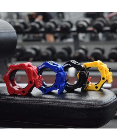 Iron Lab 50mm Dumbbell Closures - Professional Quality 2 Piece Quick Lock Collars for Olympic Bar Ideal for CrossFit & Strength Training - Black - Buy Online on GoSupps.com