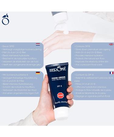 Herome Hand Cream Daily Protection 200ml | Fast-Absorbing Moisturizer for Dry Hands | International Shipping Available - Buy Online on GoSupps.com