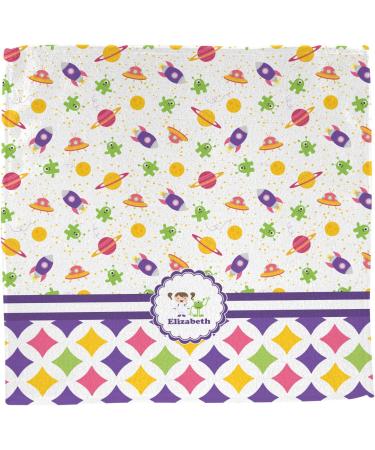 Personalized Girl's Space & Geometric Print Washcloth | YouCustomizeIt - Unique Custom Gifts - Buy Online on GoSupps.com