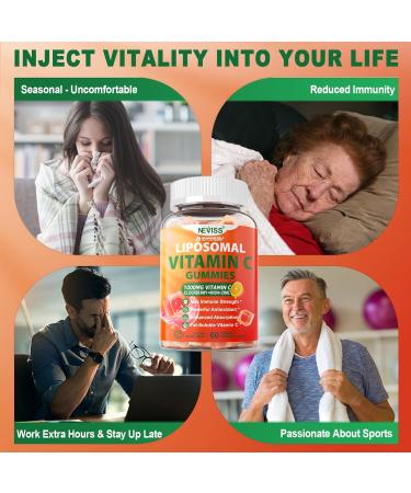 1Pack Magnesium Glycinate Gummies + 1Pack Liposomal Vitamin C 1000mg Gummies - Buy Online on GoSupps.com