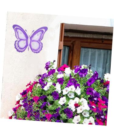 1pc Wrought Iron Colorized Butterfly Decor Wall Art Hanger Wall Hanging Pendant Ornament The Tree - Buy Online on GoSupps.com