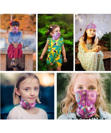 Kateluo Multifunctional Children s Cloth - Breathable Headscarf Elastic Bandana for Boys & Girls Ideal for Cycling Hiking & Running - Unicorn Design - Buy Online on GoSupps.com