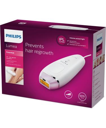 Philips Lumea Essential IPL Hair Removal Device Bri863 - Permanent Smooth Skin Wired 1 Multifunctional Attachment - Shop Now! - Buy Online on GoSupps.com