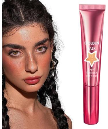 Sparkling Face Highlighter 18ml Liquid Illuminator Highlighter Lightweight Long Lasting Glossy Shiny Makeup Cream Liquid Highlighter Lightweight Smudge Resistant 01 1 Count Pack of 1 - Buy Online on GoSupps.com