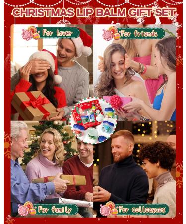 Christmas Lip Balm Set-4Pcs Lip Moisturizer Repair Nourishing Lip Mask Deep Hydrating Softening for Dry Cracked Lip Lip Moisturizer Overnight Reduces Lip Line Lip Scrub Lip Care Gift Kit for Women Men 1 count (Pack of 4) - Buy Online on GoSupps.com