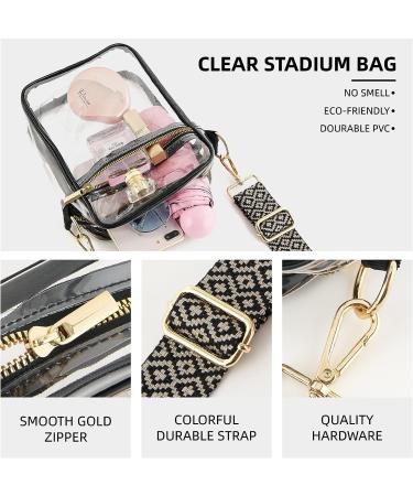 WEIMZC Clear Crossbody Bag | Stadium Approved Clear Crossbody Purse for Concerts & Sports Events - Color38 - Buy Online on GoSupps.com