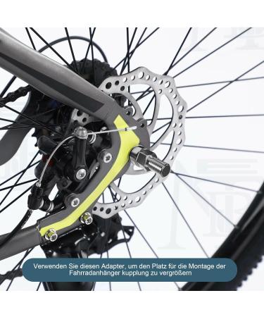 Buy EMTB Axis Adapter - Universal Bicycle Pendant Cup Adapter - M10 x 1.0 - Unisex Silver | International Shipping - Buy Online on GoSupps.com