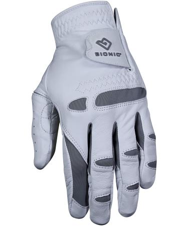 Bionic Gloves  Mens PerformanceGrip Pro Premium Golf Glove made from Long Lasting, Genuine Cabretta Leather Large Left