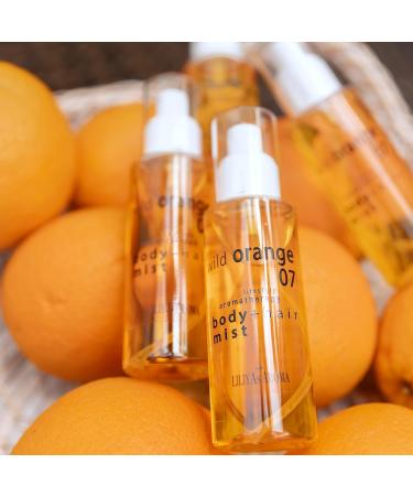 Liliya's Aroma Aromatherapy Wild Orange 07 Natural Perfume Mist for Body & Hair Botanical Perfume made of Orange & Neroli Essential Oils Tropical Brazilian Scent 4 oz - Buy Online on GoSupps.com