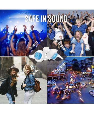 Hearprotek High Fidelity Concert Ear Plugs Noise Reduction Music Earplugs-Hearing Protection for Musicians DJ s Drummers Percussion Festival Nightclub and Other Loud Events (Blue) - Buy Online on GoSupps.com