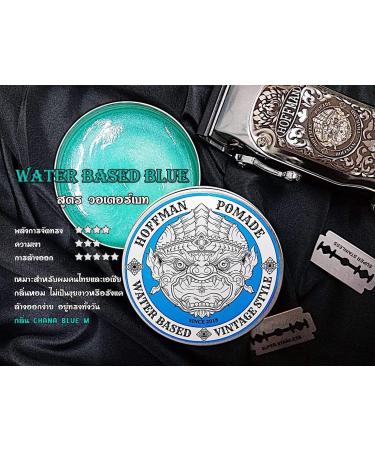 Men's Vintage Water-Based Hair Product - Blue Medium Strong Firm Hold Easy Wash Out - Buy Online on GoSupps.com