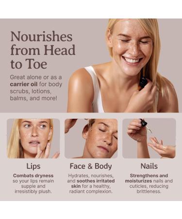 Buy Bella Terra Roasted Coffee Bean Oil 2oz | Ultimate Coffee Serum Rich in Palmitic Acid & Vitamin E for Nourishing Skin - Buy Online on GoSupps.com