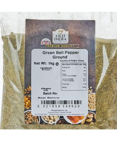 Old India Green Bell Pepper Ground 1kg - Buy Online on GoSupps.com
