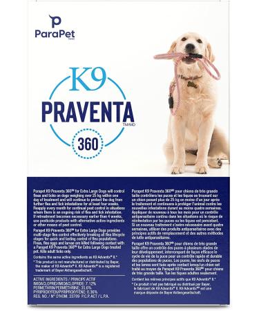 Parapet K9 Praventa 360 for Extra Large Dogs 1 Tube - Buy Online on GoSupps.com