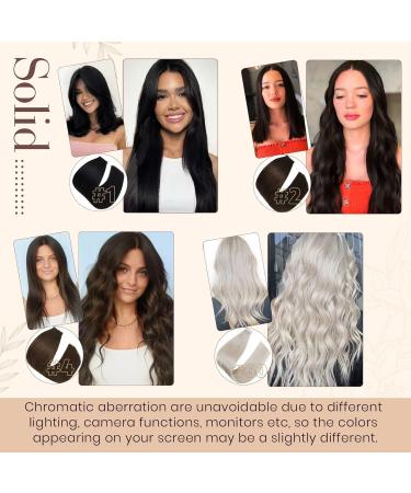 Hetto Real Hair Extensions Tape - Darkest Brown 55cm 50g | Invisible & Smooth Remy Hair Tapes for Recovery - Buy Online on GoSupps.com