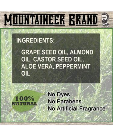 Mountaineer Brand Pre-Shave Oil - Cool Mint | Soothes Irritation & Prepares Skin for a Smooth Shave | 2oz - Buy Online on GoSupps.com