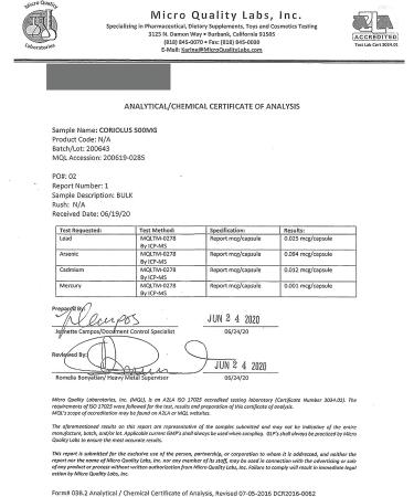 Nature Restore Coriolus Versicolor Mushroom Extract 30% Polysaccharides - 90 Capsules, Non-GMO, Gluten-Free - Buy Online on GoSupps.com