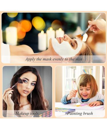 15PCS Facial Brushes Fan Mask Brushes - Soft Facial Applicator Tools for Peel Glycolic Mask Makeup - Buy Online on GoSupps.com