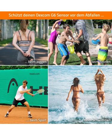 Diababers DexCom G6 Fixing Band & Holder | Adjustable Black Bracelet Size S (15-25 cm) - Secure & Stylish Diabetes Accessory - Buy Online on GoSupps.com