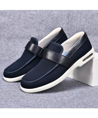 SDEQA Men's Wide Width Adjustable Diabetic Shoes | Edema Plantar Fasciitis Bunions Arthritis Swollen Feet Walking Shoes - Buy Online on GoSupps.com