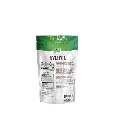 Now Foods Real Food Xylitol 1 lb - Natural Sweetener & Low-Calorie Sugar Alternative - Buy Online on GoSupps.com