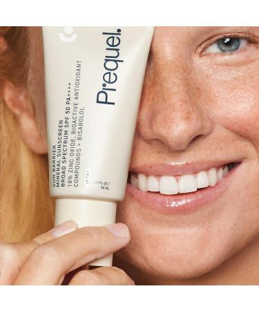 Prequel Skin Sun Barrier Mineral SPF 50 - Lightweight Zinc Oxide Sunscreen - 1.7 Fl Oz - Optimal Sun Protection - Buy Online on GoSupps.com