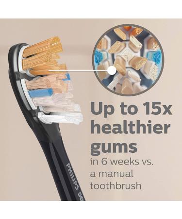 Philips Sonicare Genuine A3 Premium All-in-One Replacement Toothbrush Heads - 2 Black Brush Heads (HX9092/95) - Buy Online on GoSupps.com