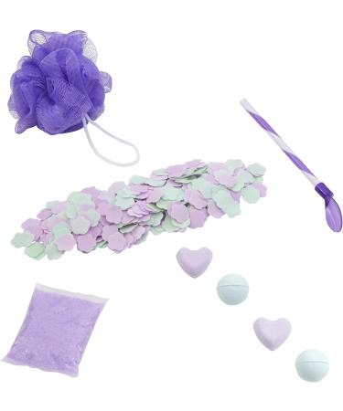 Alex Spa Bathaccino (2 Pack) Kids Bath Bombs & Confetti - Pink and Purple - Buy Online on GoSupps.com