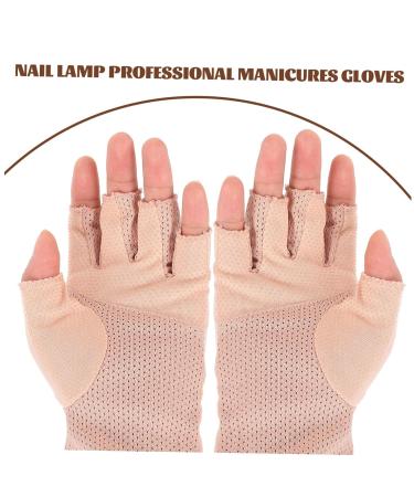 Beaupretty 1 Pair Manicure Gloves Anti Uv Protective Gloves for Manicure Uv Gloves for Gel Manicures Uv Protection Gloves for Manicure Uv Gloves for Nail Cotton Nail Lamp - Buy Online on GoSupps.com