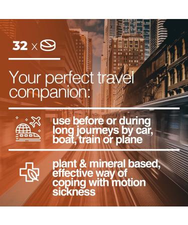 Trip Ease Travel Sickness Tablets - Nausea & Vertigo Relief for Travel | 32 Tablet Pack | Anti-Motion Sickness for Cars Boats & Airplanes - Buy Online on GoSupps.com