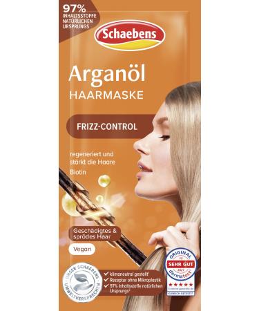 Schaebens Schaebens Argan Oil Frizz-Control Hair Mask for Damaged and Brittle Hair - Vegan