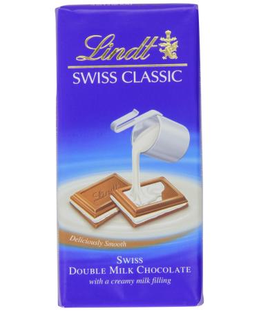 Lindt - Swiss Classic - Double Milk - 100g (Pack of 10)