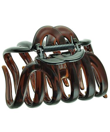 Camila Paris AD718 Octopus French Hair Clips for Women Thick Hair  Large Hair Clips for Thick Hair for Curly Wavy Long Hair  Strong No-Slip Grip Hair Claw Clip Big Hair Clips for Women. Made in France Tortoise Shell