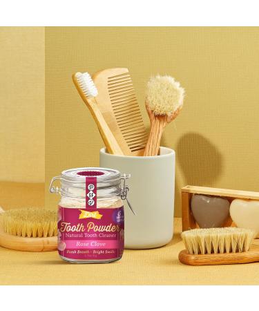 THE DIRT Tooth Powder | Natural Fluoride-Free Vegan Toothpaste Alternative with Essential Oils & Bentonite Clay (Rose Clove 51g) - 6 Month Supply - Shop Internationally - Buy Online on GoSupps.com