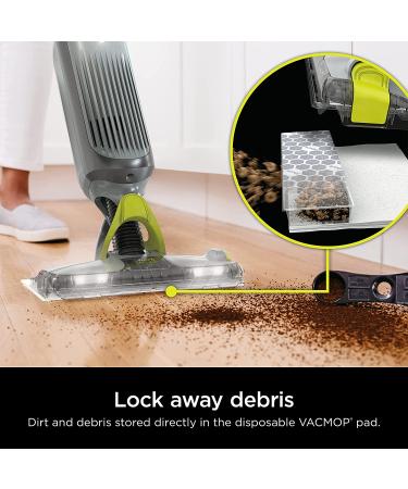 Shark VACMOP Disposable Hard Floor Vacuum and Mop Pad Refills - 30 Count | White | Packaging May Vary - Buy Online on GoSupps.com