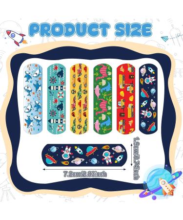 420pc Kids Fabric Bandages Set - Waterproof & Breathable Adhesive Wraps for Cuts & Scrapes - Family First Aid Kit Essential (Cool Designs) - Buy Online on GoSupps.com