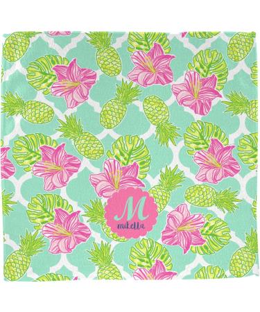 Personalized Preppy Hibiscus Washcloth - YouCustomizeIt | Customizable Gifts & International Shipping - Buy Online on GoSupps.com