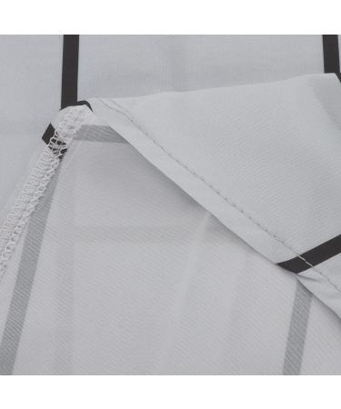 Women's Summer V-Neck Plaid Blouse - Elegant Loose Fit Tunic Shirt | Short Sleeve Workout Top - XX-Large, Gray - Buy Online on GoSupps.com