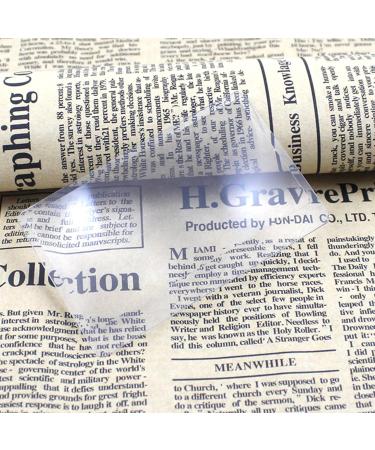 Thin Fres-nel Lens Pocket Size Magnifier Lenses Credit Card Magnifier for Reading or Fire Starter 3X Seniors Present Pocket Size Magnifier Small Gift - Buy Online on GoSupps.com