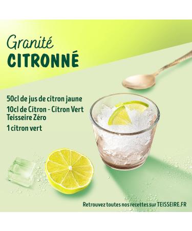 Set of 3 Teisseire Zero Sugar Syrups (Citron - Lime Mojito Lemon) for Refreshing Drink Cocktails Recyclable Bottle 3 x 60 cl - Buy Online on GoSupps.com