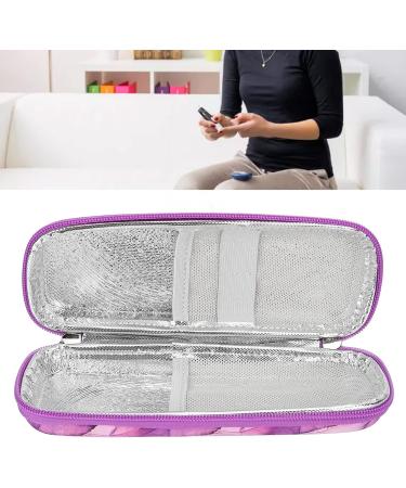 Insulin Cooler Bag for Travel - Waterproof Diabetes Supplies Carry Bag - Purple Diabetic Medication Organizer with Insulated Cooling Technology - Buy Online on GoSupps.com