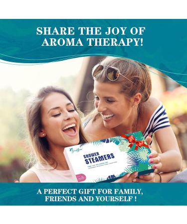 Shower Steamers Aromatherapy 8 Pack - Eucalyptus Menthol Stress Relief Set | Self Care and Valentines Gifts for Women and Men | Shower Bath Bombs for Relaxation - Buy Online on GoSupps.com