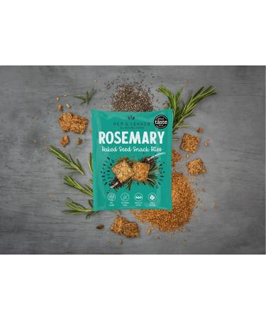 Pep & Lekker Rosemary Baked Seed Snack Bites (12 x 30g) - Plant-based, High Fibre, Gut Health, Vegan, Gluten-Free, Low Sugar - Buy Online on GoSupps.com